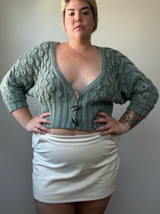 Line & Dot Sweaters - Chunky Knit Cardigan